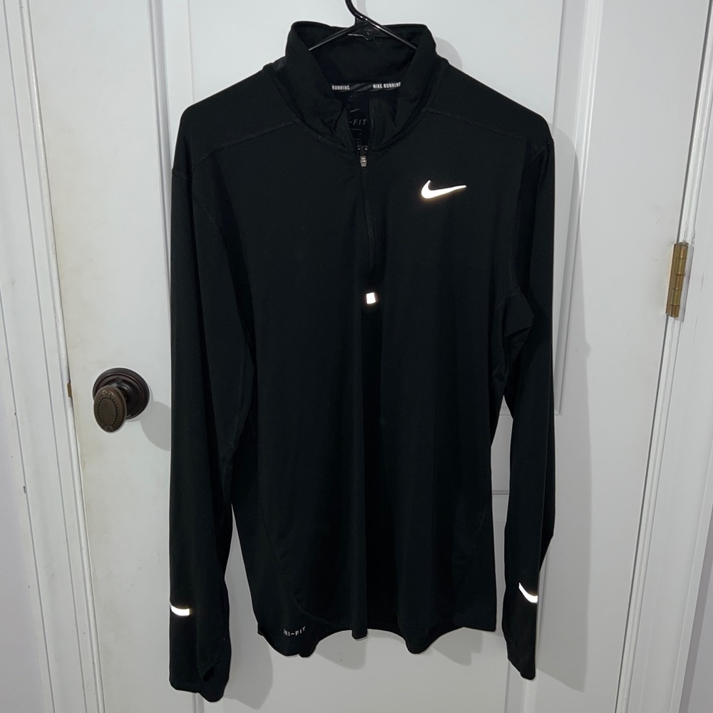 Nike Dri-Fit Black Quarter Zip